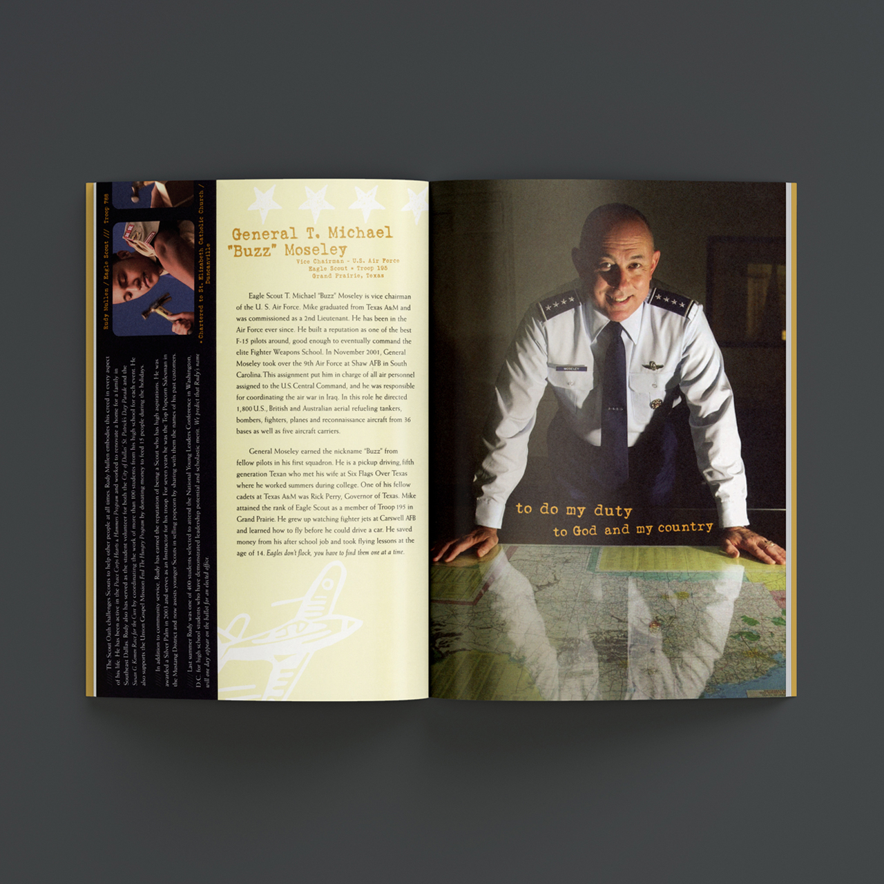 Boy Scout annual report design