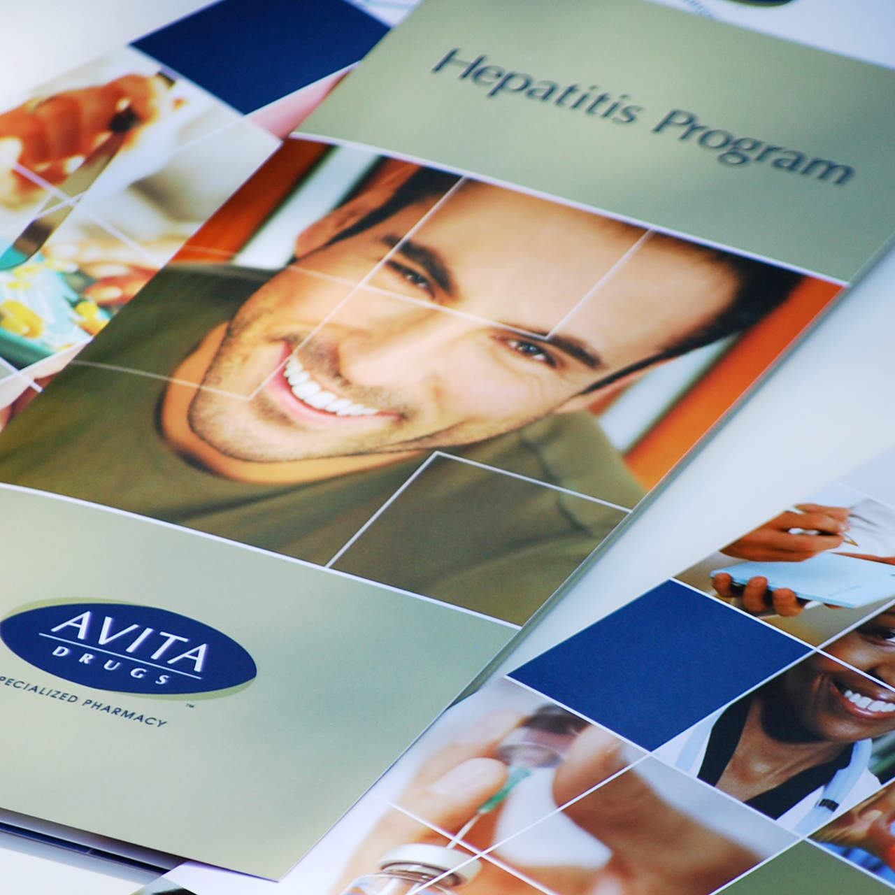 An image of Avita Drugs' Hepatitis brochure design