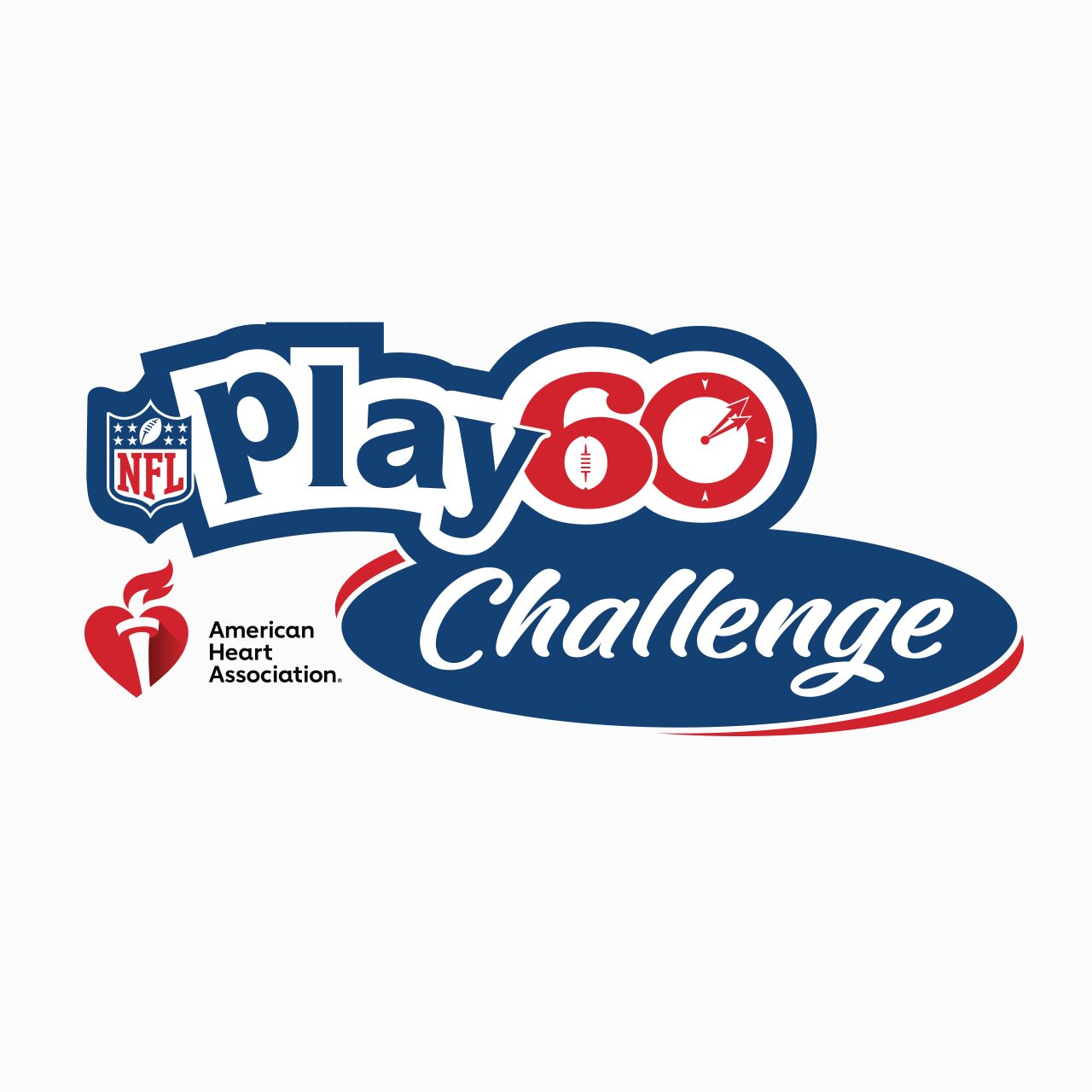 Logo design and type treatment for American Heart Association's Play 60 Challenge Program