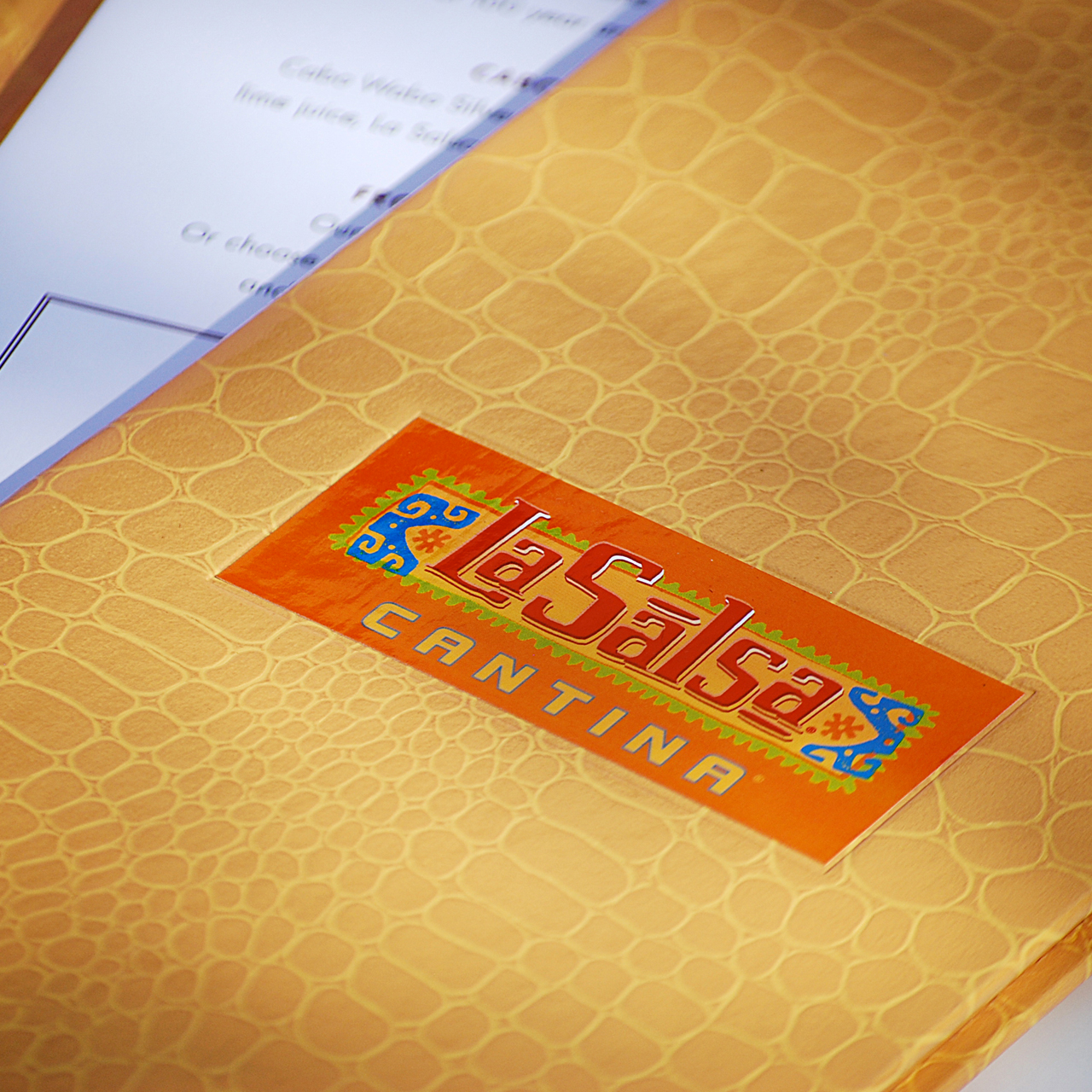 An image of the La Salsa Cantina Menu design