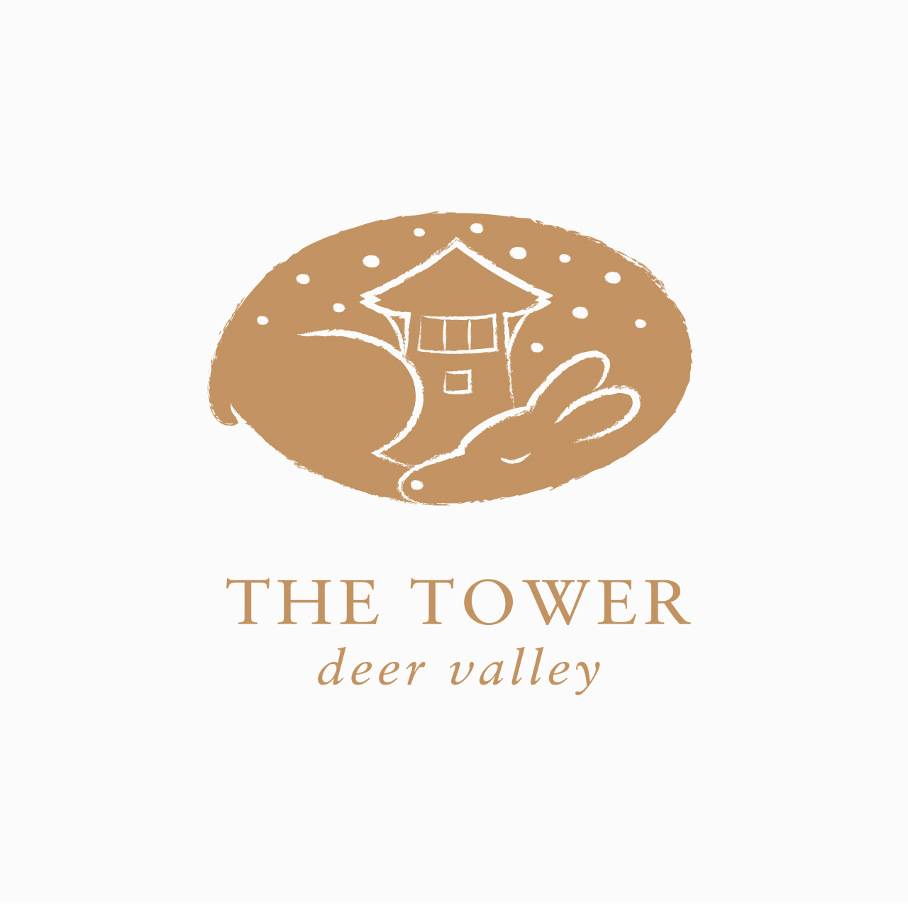 Logo design and type treatment for The Tower at Deer Valley