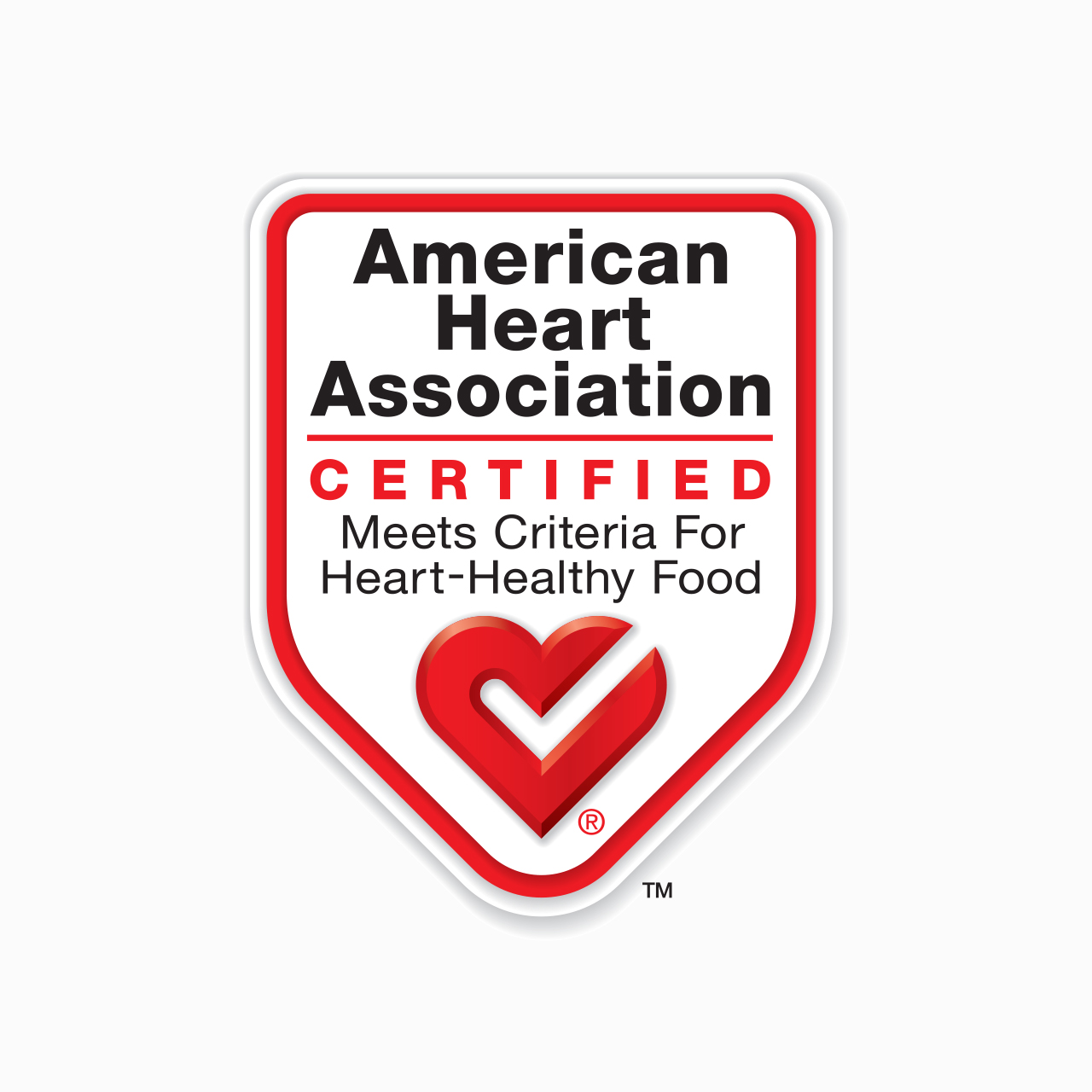American Heart Association's logo badge for healthy foods