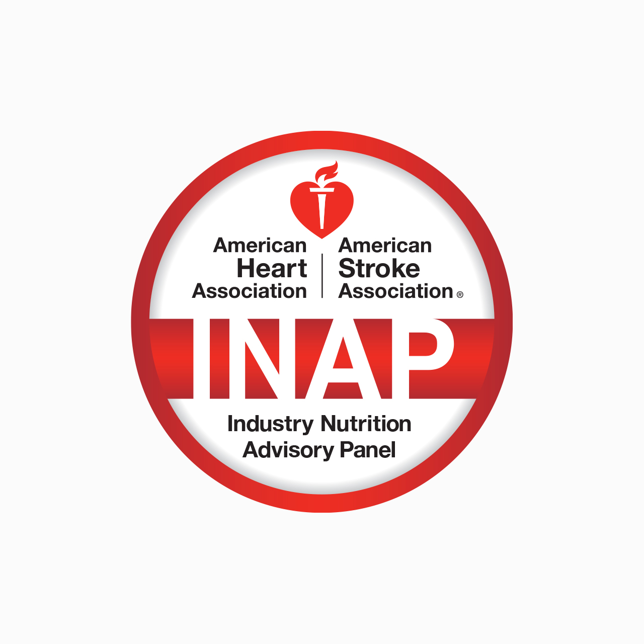 American Heart Association's logo design for INAP, Industry Nutrition Advisory Panel