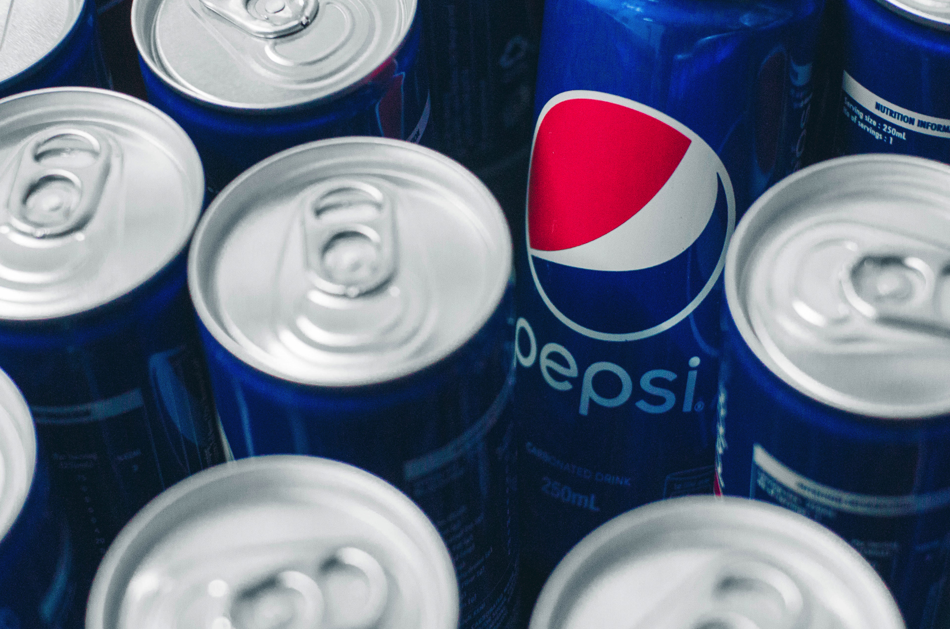 An image of several Pepsi Cola cans