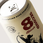 Detail Image of Elevation Beer Company's Eight-Second Kolsch canned beer package design