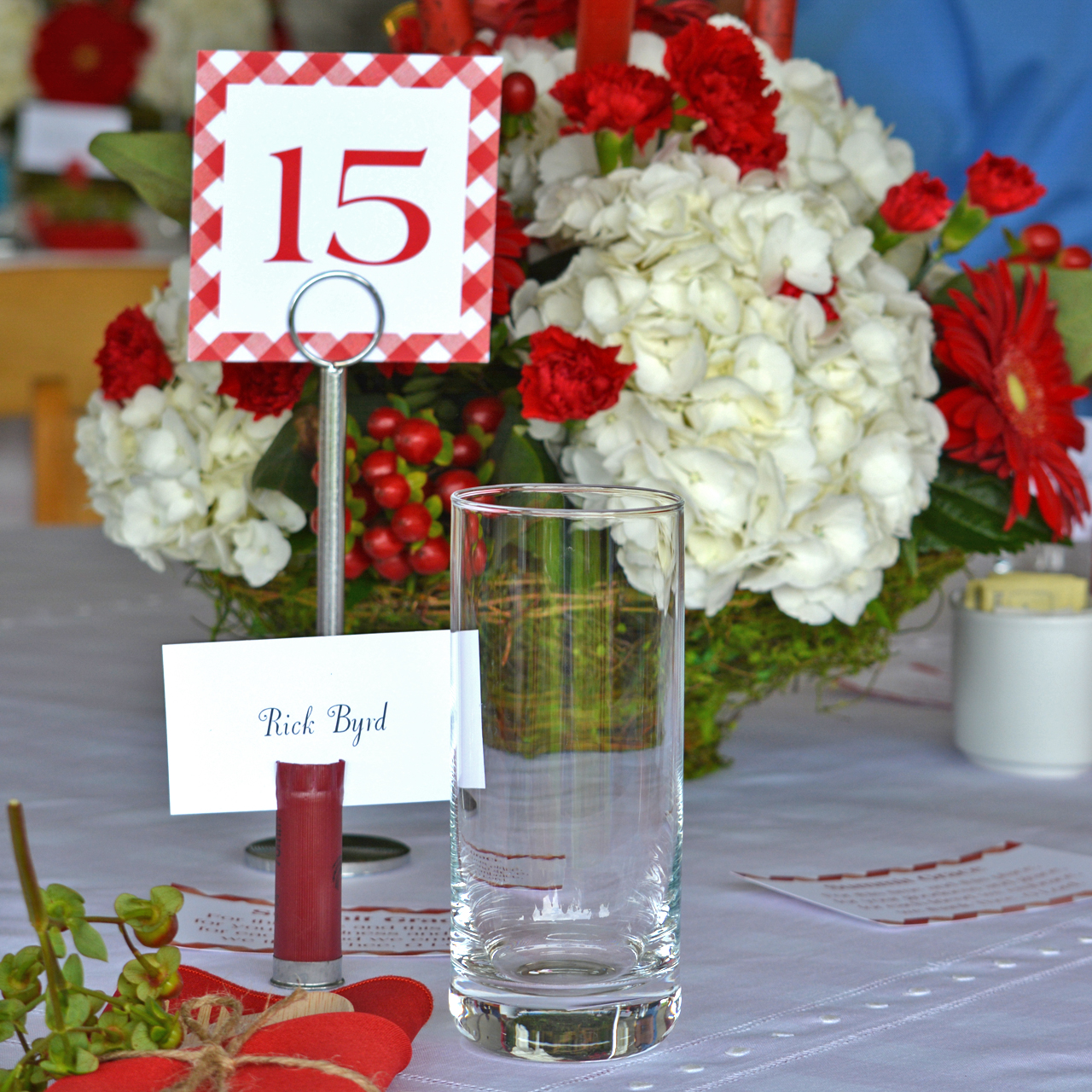 Image of a table number card