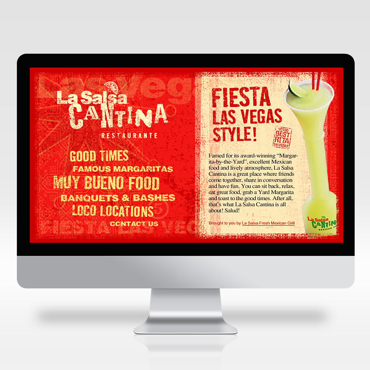 Image of the La Salsa website
